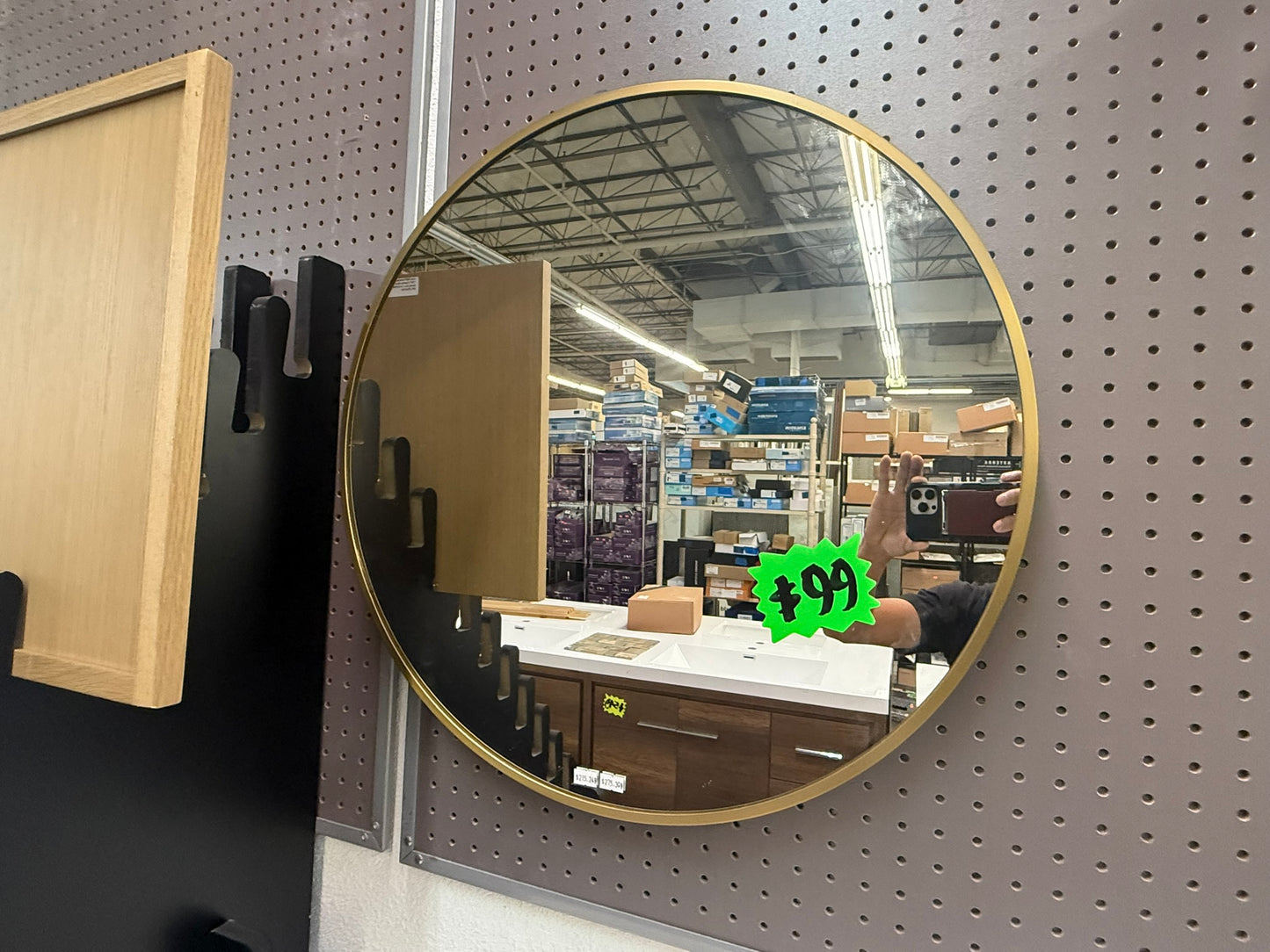 [CLEARANCE] Round LED Mirror