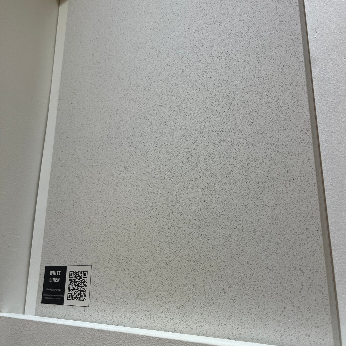 White Linen Quartz Slab