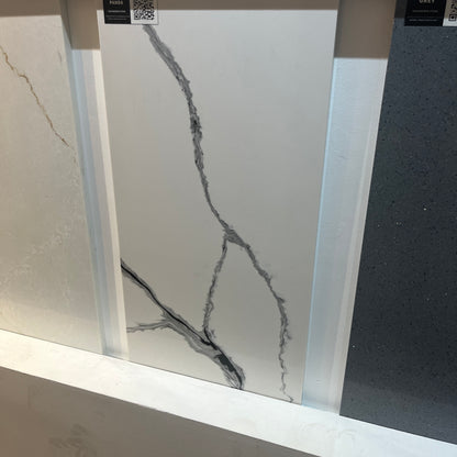 Black Panda Quartz Slab