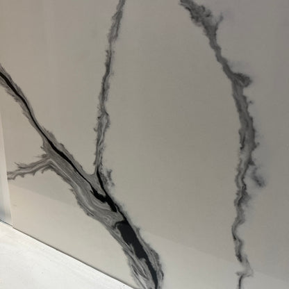 Black Panda Quartz Slab