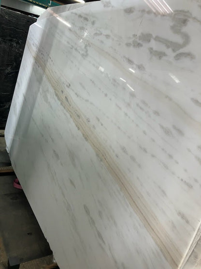 White Lux Quartzite Slab