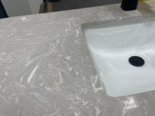 Load image into Gallery viewer, Cloudy Grey Engineered Marble Vanity Countertop

