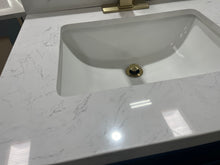 Load image into Gallery viewer, White Carrara Engineered Marble Vanity Countertop
