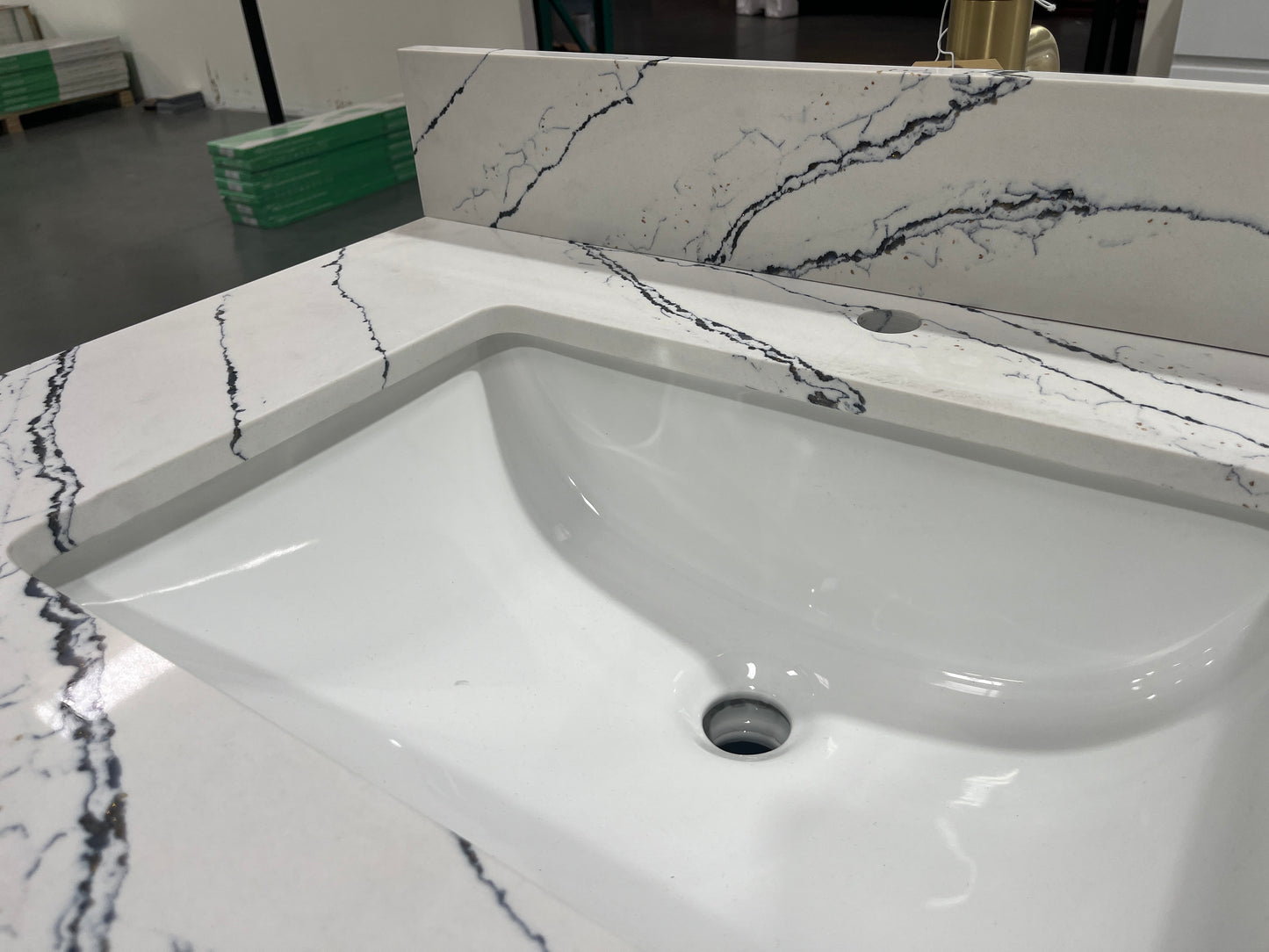 Calacatta North Quartz Vanity Top