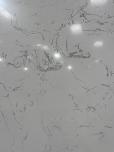 White Carrara Engineered Marble