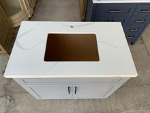 Load image into Gallery viewer, Calacatta Grey Quartz Vanity Countertop
