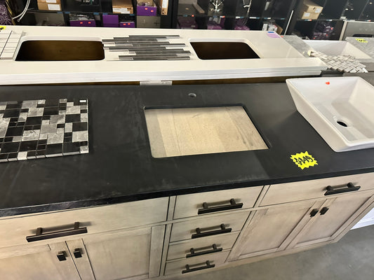 [CLEARANCE] 63" Single Sink Quartz Vanity Top