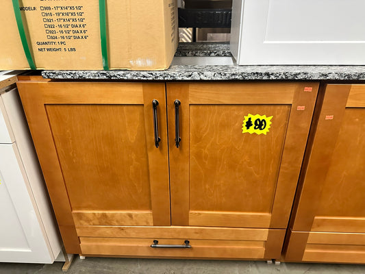 [CLEARANCE] 36" Honey Shaker Vanity Drawer Bottom [BASE ONLY]