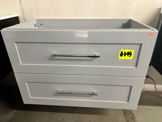 [CLEARANCE] 36" Shaker Grey Floating Vanity [BASE ONLY]