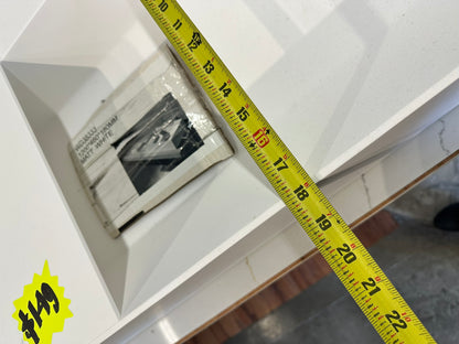 [CLEARANCE] 47" x 18" Matte White Bathroom Vessel Sink