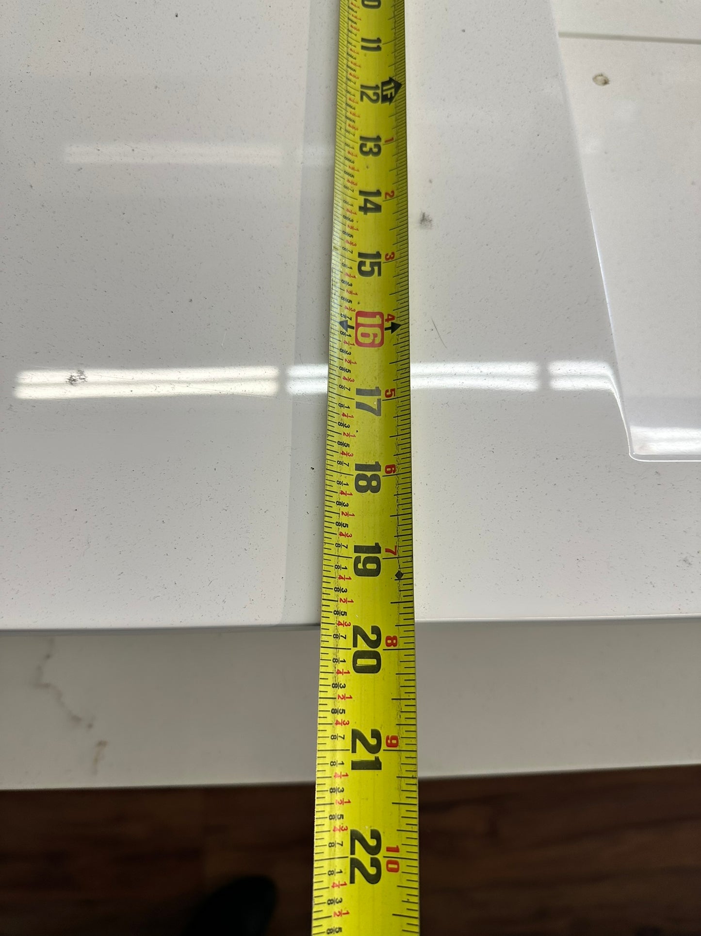 [CLEARANCE] 47" x 20" White Bathroom Vessel Sink