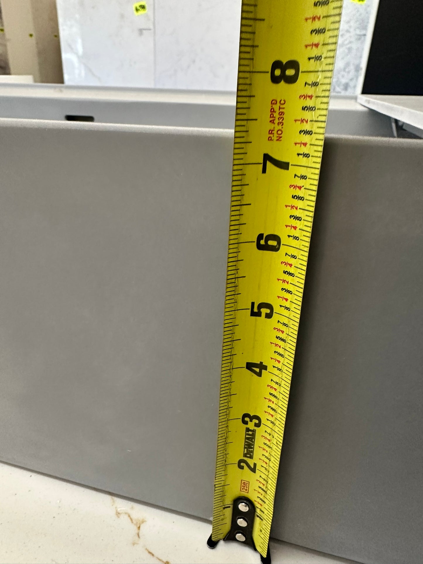 [CLEARANCE] 47" x 18" Matte Grey Bathroom Vessel Sink