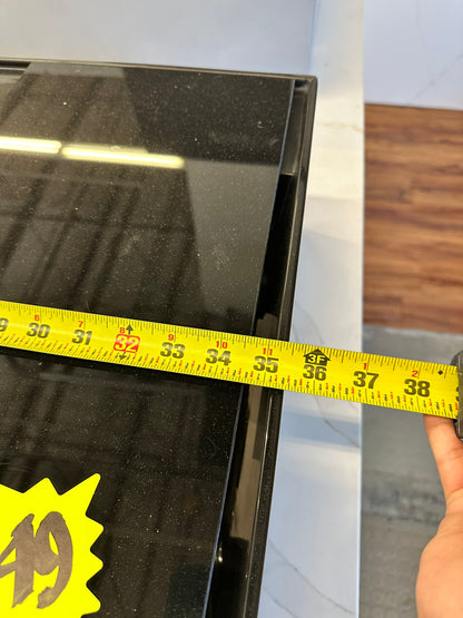[CLEARANCE] 35" x 18" Black Bathroom Vessel Sink