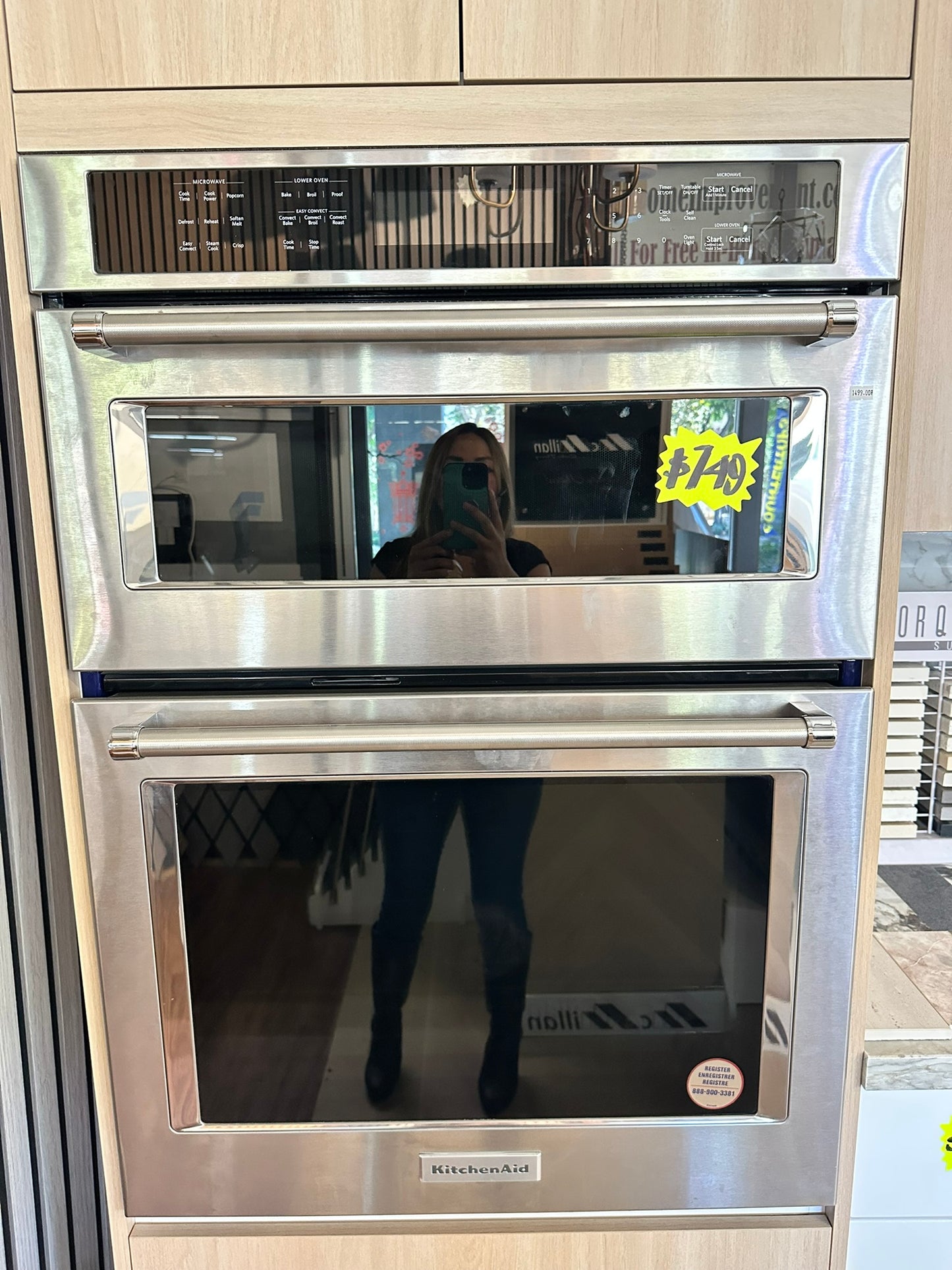 [CLEARANCE] Microwave with Double Ovens