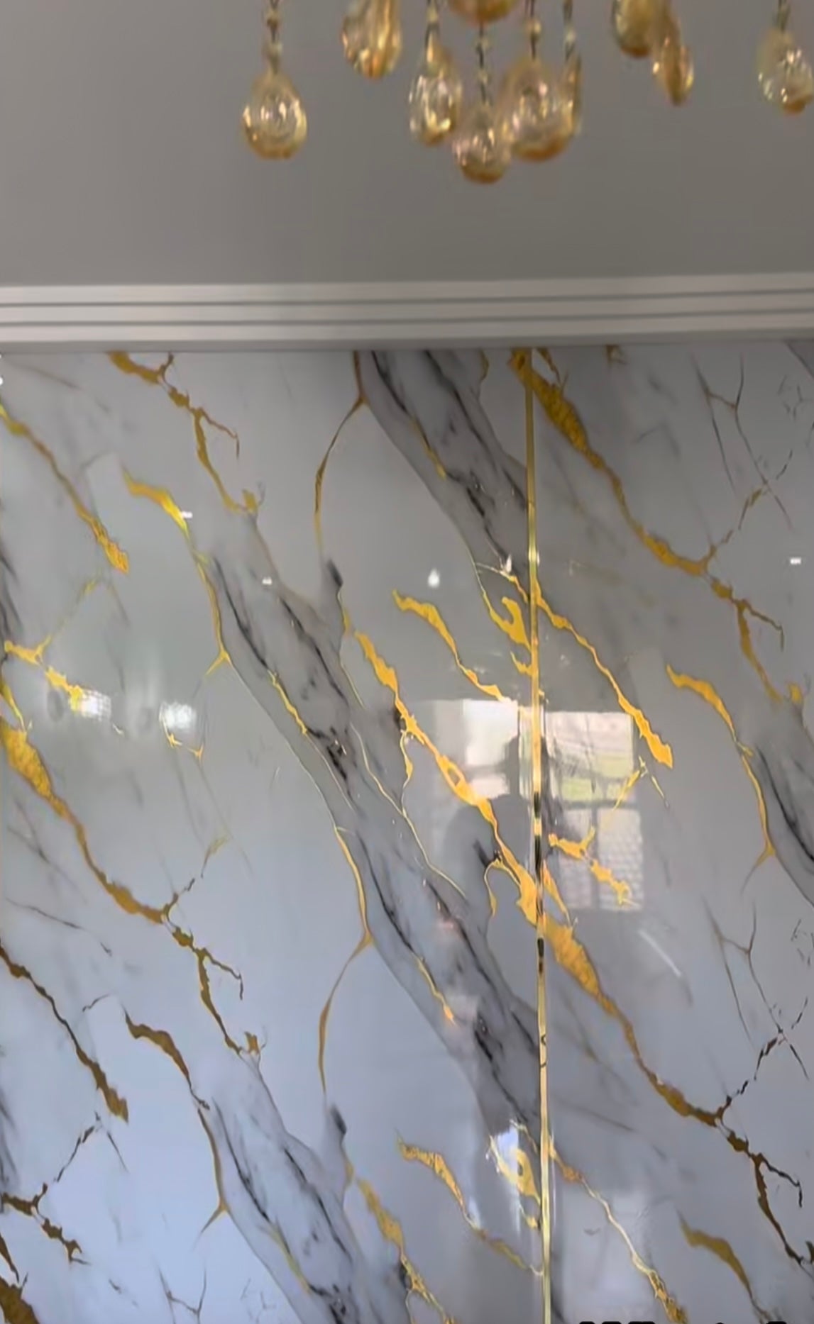 [CLEARANCE] 48x96 Calacatta Gold PVC Panel