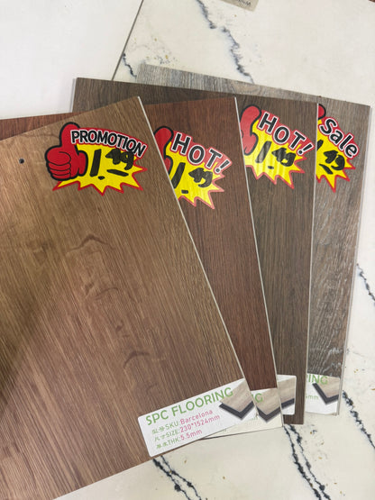 [CLEARANCE] SPC Flooring- $1.49 PER SQ FT