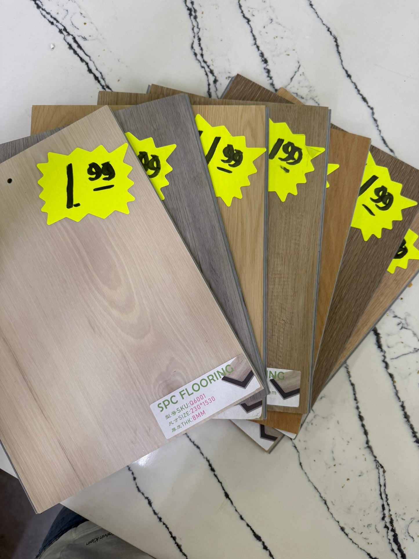 [CLEARANCE] SPC Flooring- $1.99 PER SQ FT