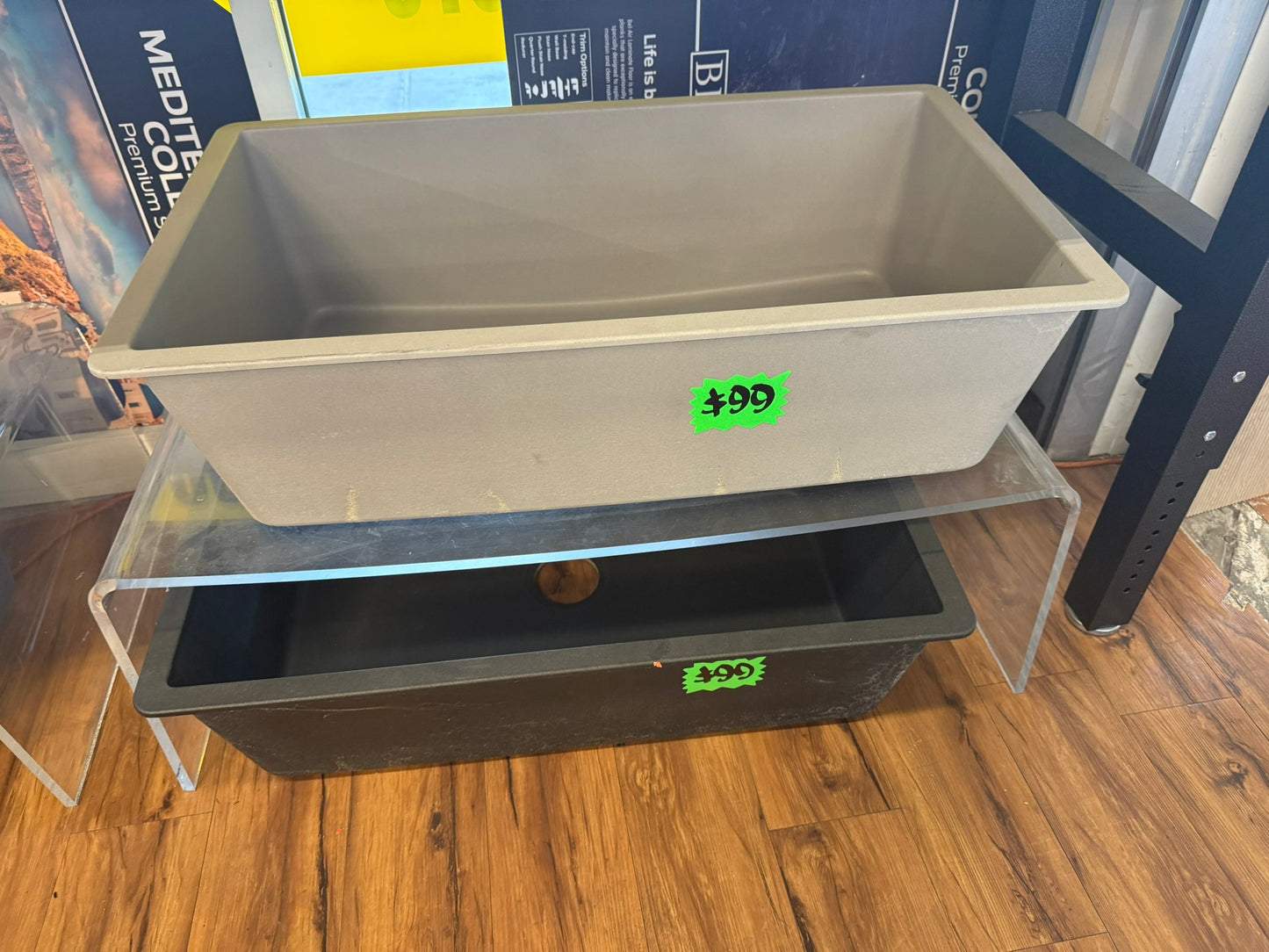 [CLEARANCE] Grey Undermount Kitchen Sink