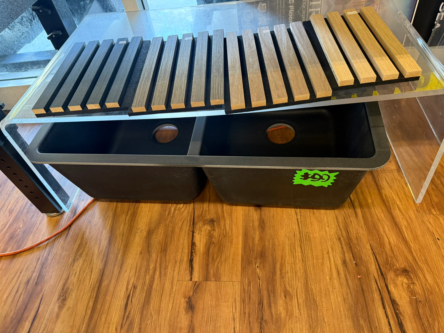 [CLEARANCE] Black Double Undermount Kitchen Sink