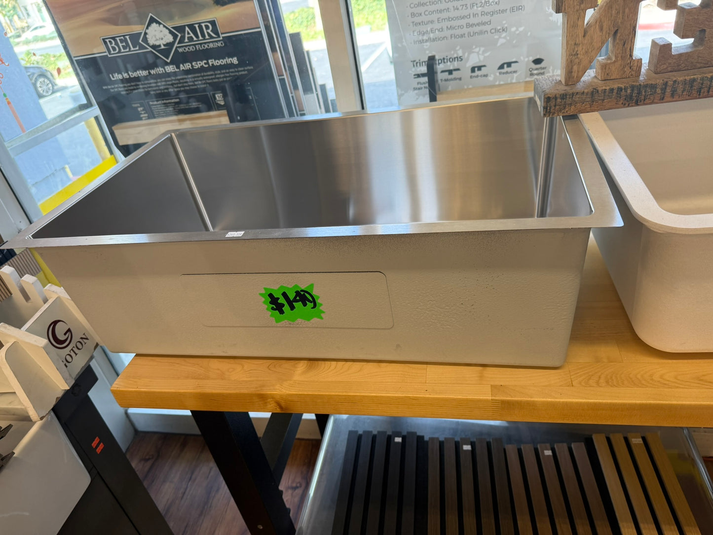 [CLEARANCE] Grey Undermount Stainless Steel Kitchen Sink