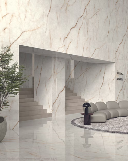 Atlas Concorde HybridSlab™ Ice Crystal Rectified Porcelain Slab