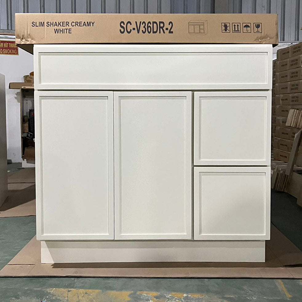 Cream Slim Shaker (Bathroom Vanity Only)
