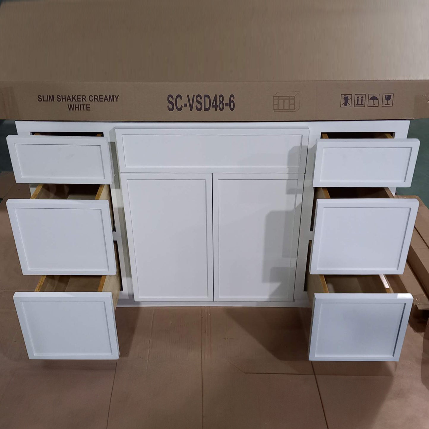Cream Slim Shaker (Bathroom Vanity Only)