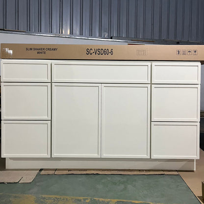 Cream Slim Shaker (Bathroom Vanity Only)