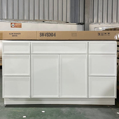 White Slim Shaker (Bathroom Vanity Only)