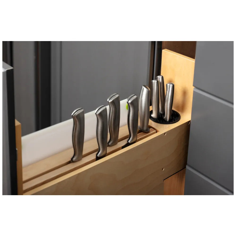 Ophelia "No Wiggle" Magnetic Knife Organizer Soft-close Pullout