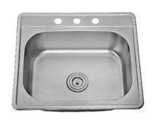Load image into Gallery viewer, Achroite 26&quot;W Top-Mount Stainless Steel Kitchen Sink
