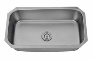 Euclase 32"W Undermount Stainless Steel Kitchen Sink