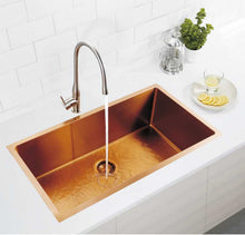 Load image into Gallery viewer, Phosphophyllite 33&quot;W Stainless Steel Kitchen Sink
