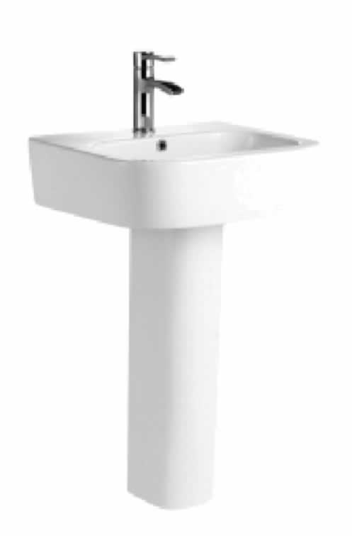 Theodore Rectangle Pedestal Basin Sink