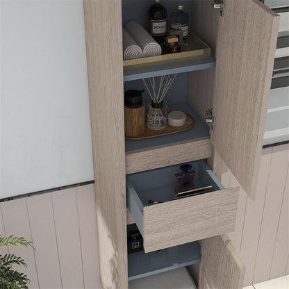 Louis Wall Mounted Linen Cabinet