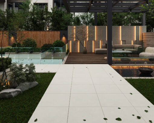 Concrete Beige Sintered Stone Pavers