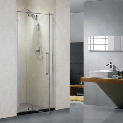 Castor Single Frameless Pivot Shower Door