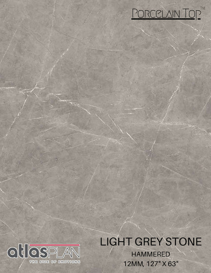 Atlas Plan PorcelainTop™ Light Grey Stone Porcelain Slab