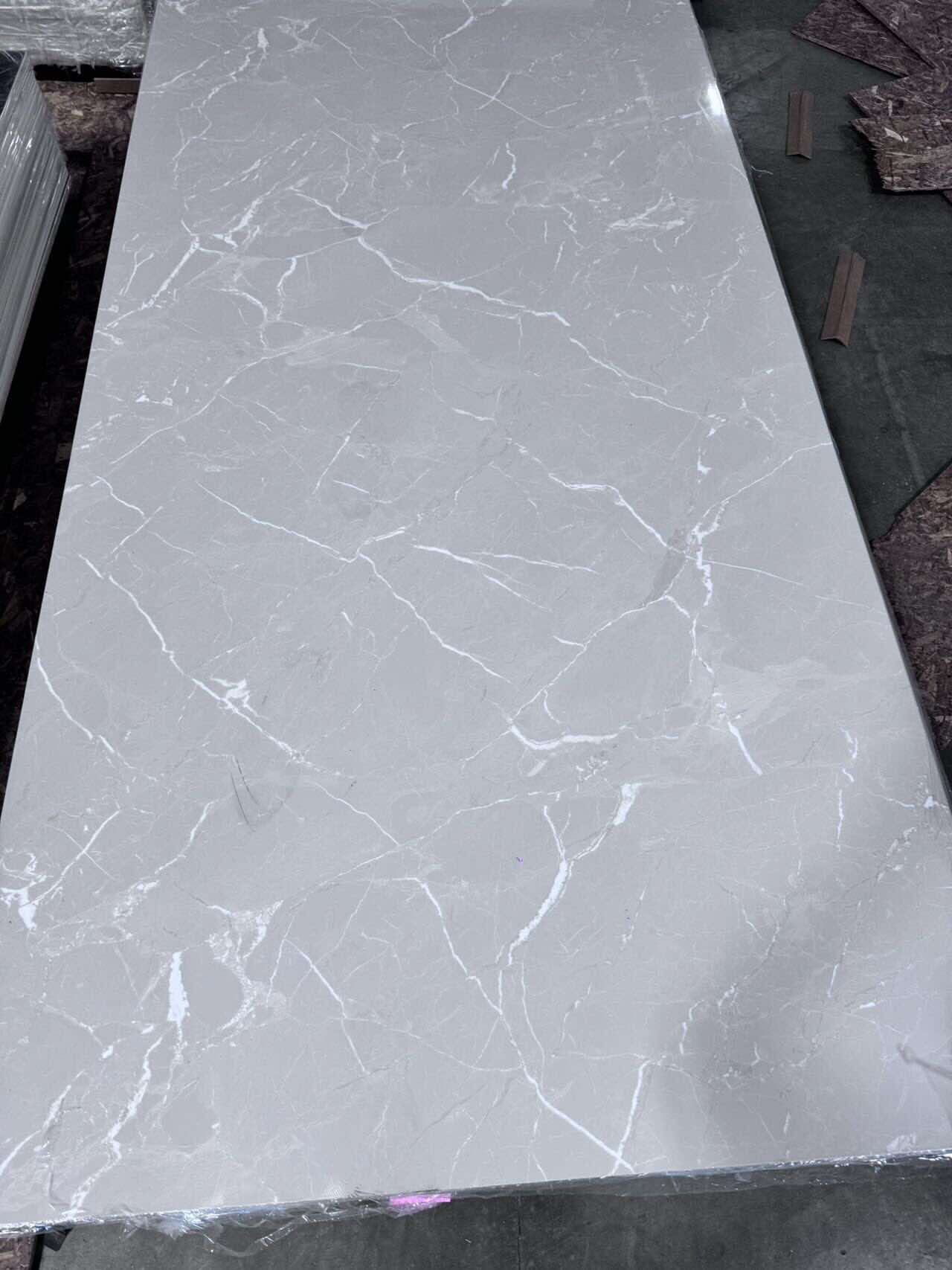 Grey Marquina PVC Shower / Interior Decorative Wall Panel