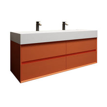 Load image into Gallery viewer, Max 60&quot; Wall Mounted Vanity With Acrylic Sink
