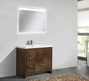 Dolce 42" Freestanding Vanity With Reinforced Acrylic Sink