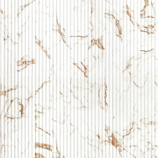 Gilded Vein Scallop Polypropylene Interior Decorative Wall Panel