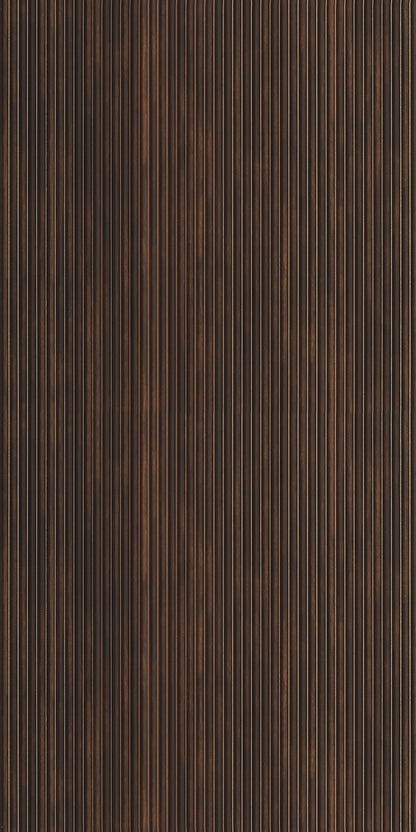 Dark Oak Scallop Polypropylene Interior Decorative Wall Panel