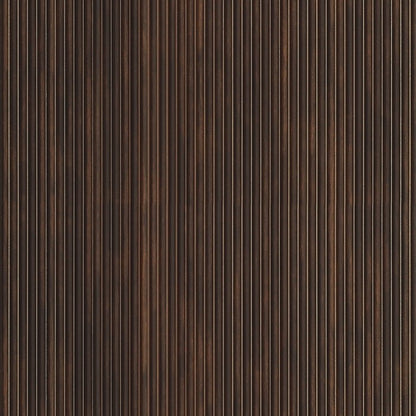 Dark Oak Scallop Polypropylene Interior Decorative Wall Panel