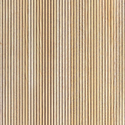 White Oak Scallop Polypropylene Interior Decorative Wall Panel