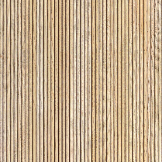 White Oak Scallop Polypropylene Interior Decorative Wall Panel
