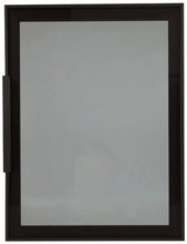 Load image into Gallery viewer, Black Aluminum Frame Clear Tempered Glass
