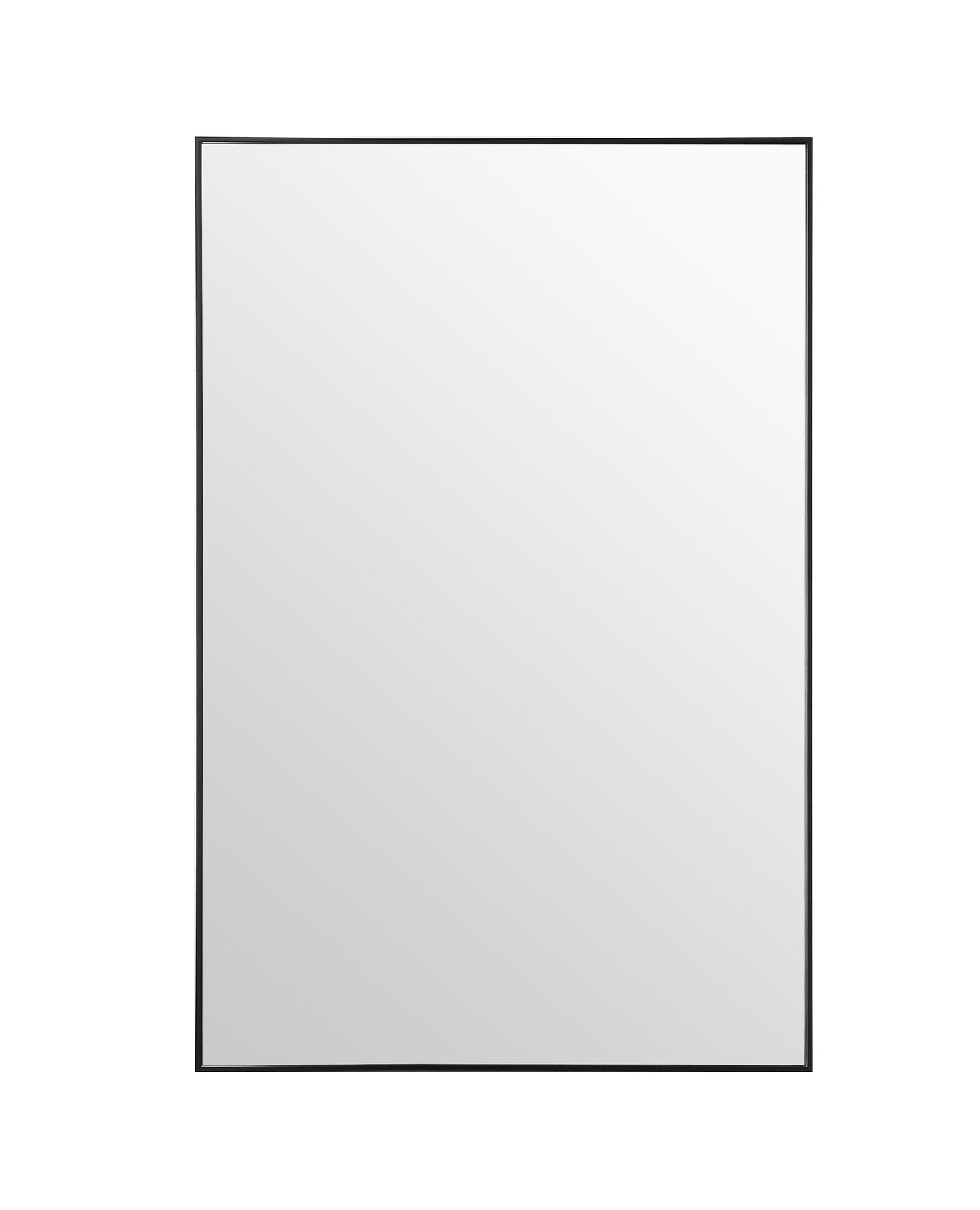 Boffi Mirror, Matte Black, 24 inch