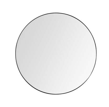 Shell Mirror, Matte Black, 30 inch