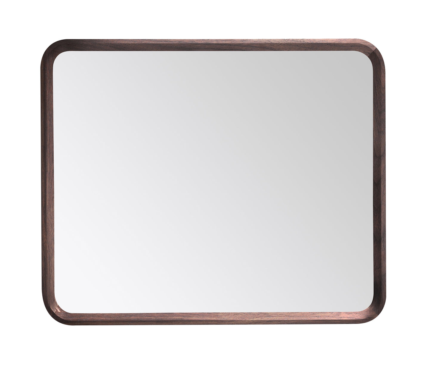 Vela Mirror, Dark Walnut, 36 inch